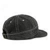 Retro Washed Denim Short Brim Baseball Cap Unisex Soft Flip Up Brim Mechanic Hat American Streetwear Skater Jean Cap