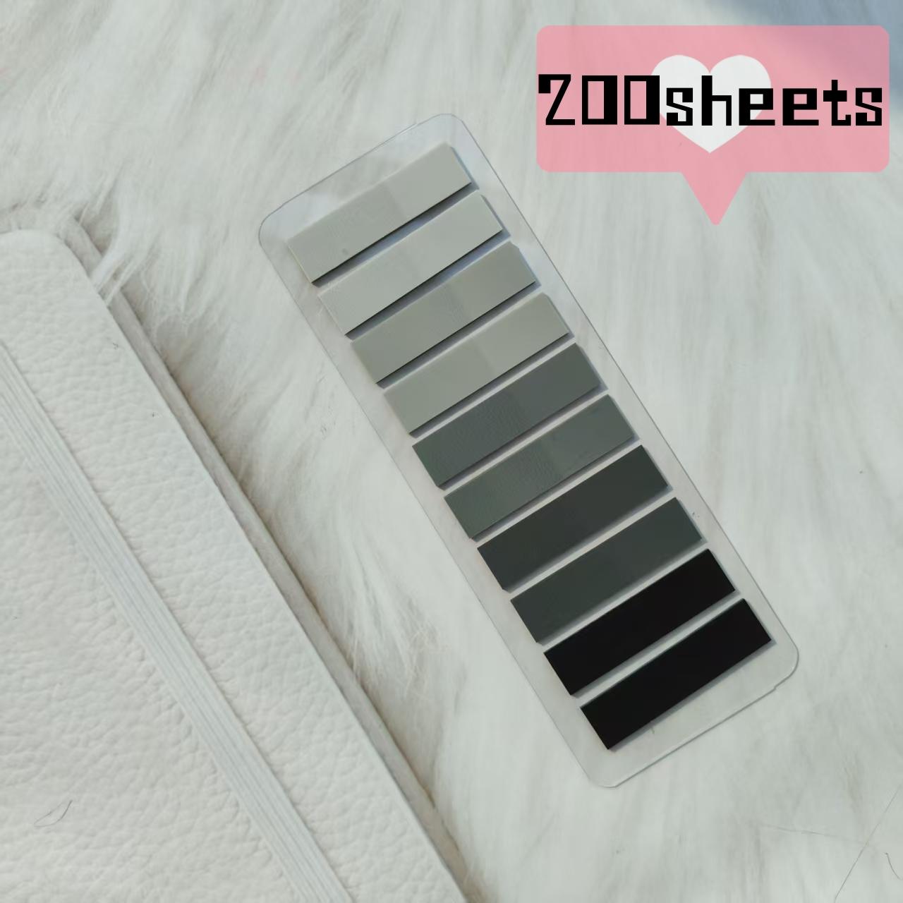 

200-1200Pc Index Tabs Self Adhesive Page Markers Transparent Waterproof Sticky Notes Classify Files Flags planner Stickers