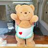 Cute Butter Bear Plush Toy Stuffed Doll Birthday Gift Soft Doll Kids Girls Lovely Gift 50cm 70cm 90cm
