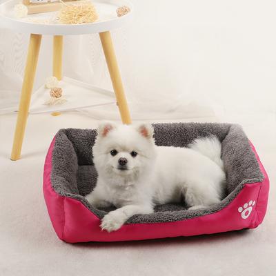 Hundebett Haustierbetten Katzen Sofa Zubehör Kleiner Welpe Großes Kissen Hunde Haustierbedarf Körbe Großer Korb Matte Bettwäsche Zwinger Flauschig