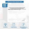 60Pack DOT Annual Vehicle Inspection Stickers - 60 Pack 2-Ply FMCSA Annual Inspection Lables with Adhesive Vinyl Sticker Mylar Laminate,Interior