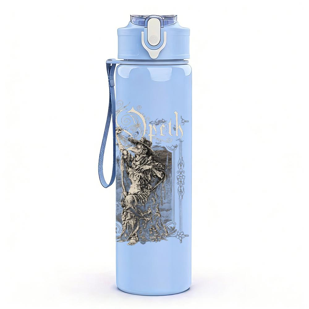 1PC Dark Forest Tree Vintage Grunge Print 750ml Portable Sports Water Bottle Leakproof Gym Outdoor Travel Drink Cup