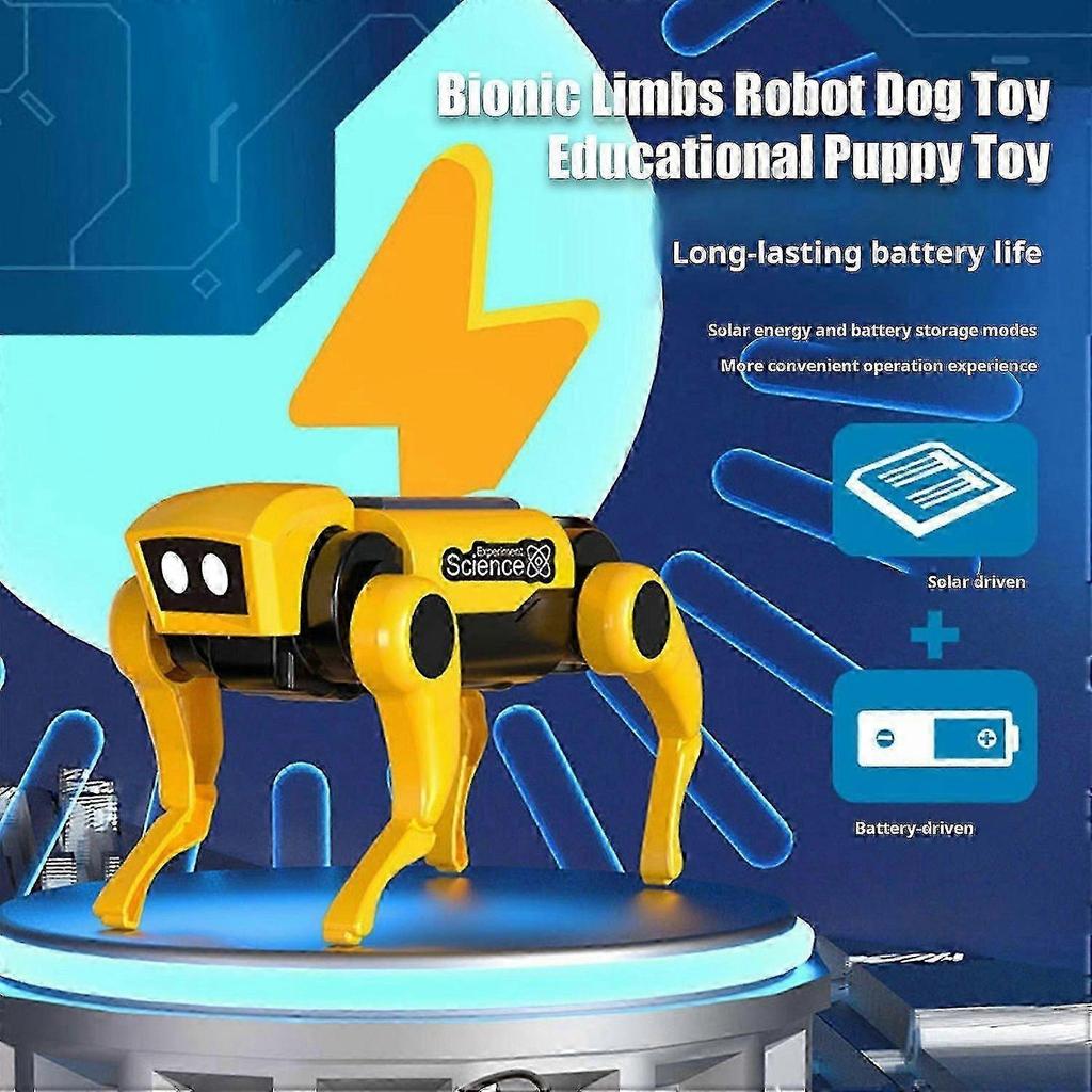 Kit Fai da Te Robot Cane e Gatto Meccanico Giocattolo da Passeggio con Telecomando Set di Assemblaggio Educativo STEM con Telecomando