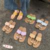 BEI LI XUAN Soft-bottomed Toe Slippers Women's 2025 Summer Wear Sandals Beach Slippers