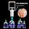 6Pcs Vacuum Cupping Sets with Pumping Gun Suction Cups Back Massage Body Cup Detox Anti Cellulite Cans Healthy Care Jars