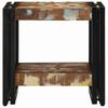Coffee Table 40 X 40 X 38 Cm Solid Upcycled Wood