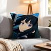 Anime Lycoris Recoil Cushion Cover 1Pcs Decorative Covers Soft Cushion Case For Sofa Couch Decor 40X40 45X45 Pillowcases