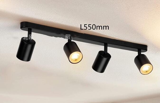 GU10 LED Ceiling Spotlight, House Decoration, Indoor Light Fixture, Corridor, Shop Ceiling Track Lamp, Angles Adjustable Decor