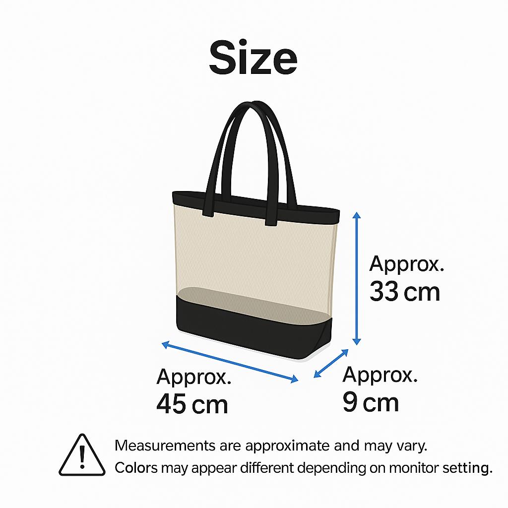 Daiso Large Mesh Shoulder Bag - Navy