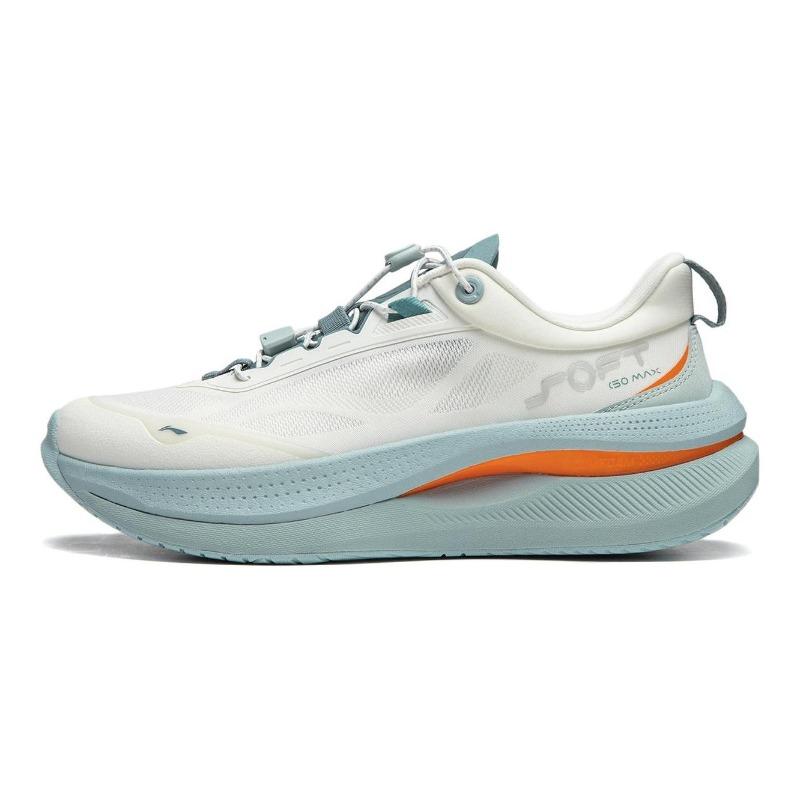 Li-Ning Soft Go Max Men s Low Top Lifestyle Shoes White Blue AGLU037-5 40