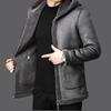 Double-Sided Wearable Fleece Liner Woolen Overcoat Men's Winter Jacket Casual Scene Sheep Fur Integrated Coat Fashionable Outerw