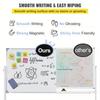 Mobile Magnetic Whiteboard, Writing Board Rolling Eraser Board Adjustable Height with Aluminum Frame and Lockable Rotating Wheel