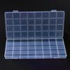 Fall 32 Fach-Fächer Kunststoff Transparent Aufbewahrungsbox Schmuck Ohrring Perle Schrauben Halter Display Organizer Behälter