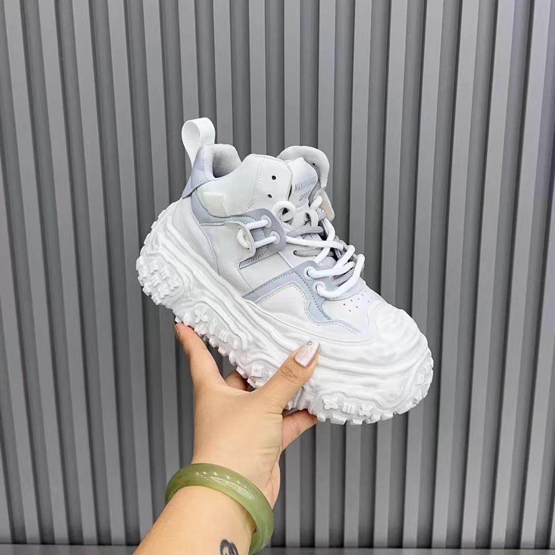 

Туфли на плоской подошве женские ботильоны повседневные кроссовки спортивная обувь зимняя плюшевая хлопковая обувь 2024 года тренд на шнуровке беговые ботинки женские 40 белый