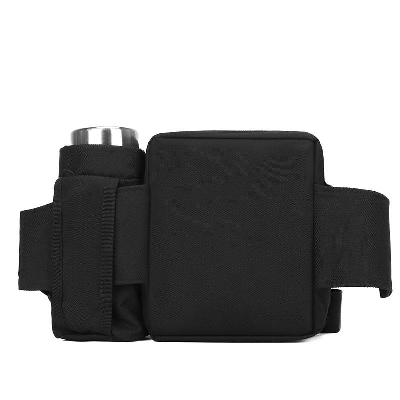 Tactical Multifunctional Water Kettle Bag Anti-Splashing Wear-Resistant Mobile Phone Bag Sports Waist Bag Men's Outdoor Cycling Bag