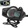 Motorcycle Speedometer, Warning Light DC12V Anti-Glare Backlit Motorcycle Tachometer with Sensor for ATV UTV 1 24 Cylinder