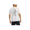 adidas Don 3 King Tee With Back Basketball Tactics Board Print Breathable Sports Short-Sleeve Men Tops Light-Grey HI1491