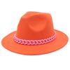 New Pink Acrylic Top Hat, Big Brim Jazz Hat, British Felt Hat, 26-Color Hat.