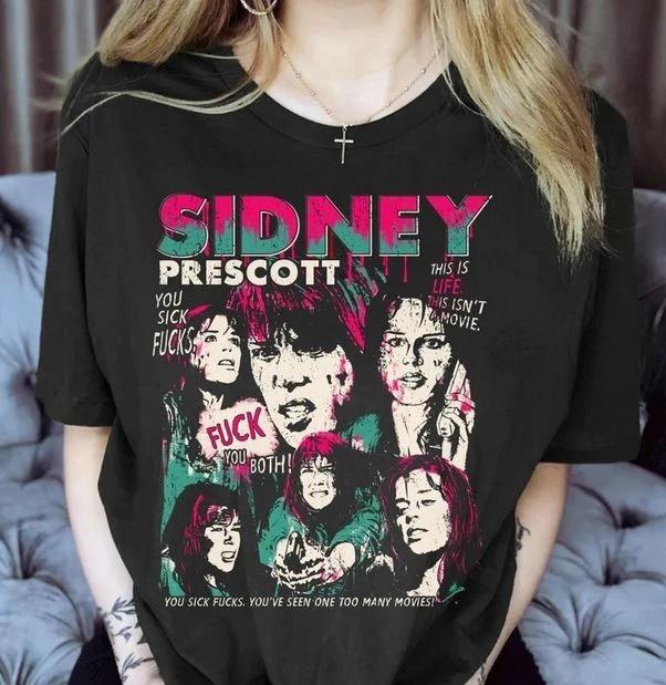 Sidney Prescott Shirt, Horror Movie Fan T-shirt M