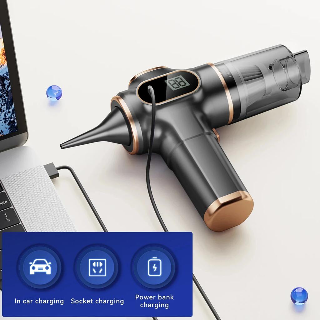 Aspirator auto 290000Pa 5 în 1 Aspirator fără fir Aspirator de mână Pompă de vid Pentru casă Aspirator puternic