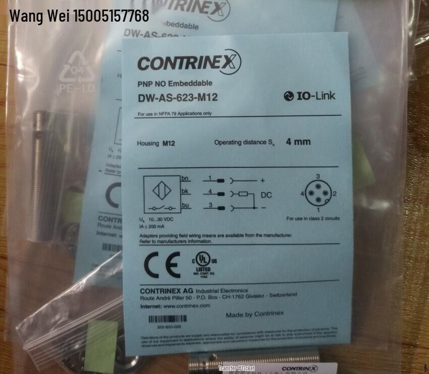 

Brand New CONTRINEX Sensor DW-AS-623-M12 Kanthai