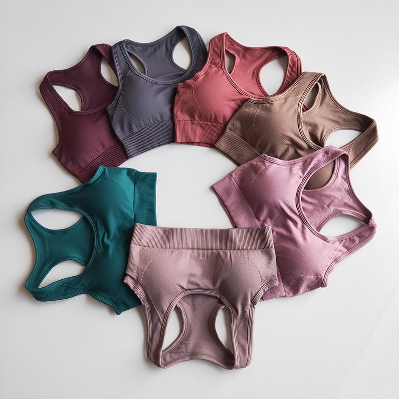 Conjunto de Yoga y Fitness de Nailon Sin Costuras para Levantamiento de Cadera