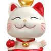 Shaking Head Figurine Kitten Statue Feng Shui for Office Bedroom Birthday Decor
