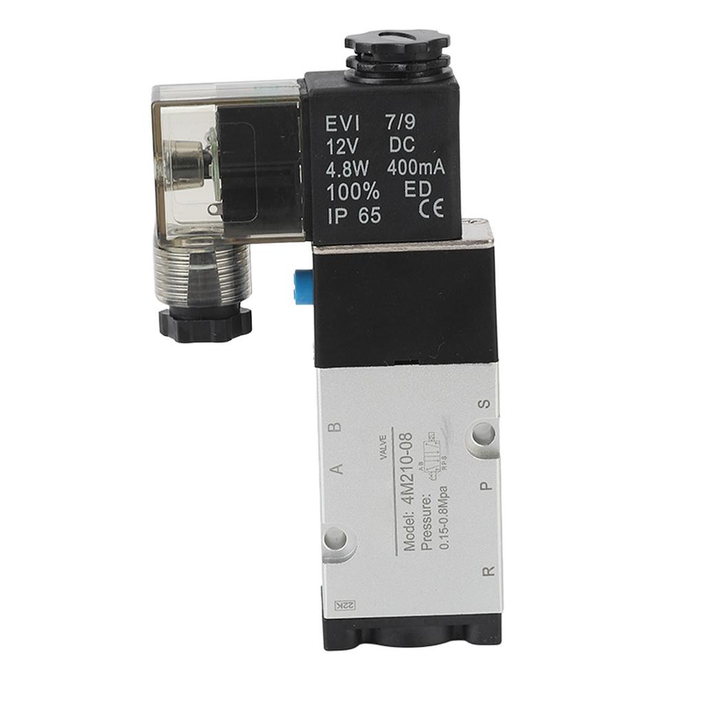 Πνευματική Ηλεκτροβαλβίδα 4M210 08 1/8 ίντσας Σπείρωμα NPT Πνευματική Ηλεκτροβαλβίδα Ελέγχου Αέρα DC12V