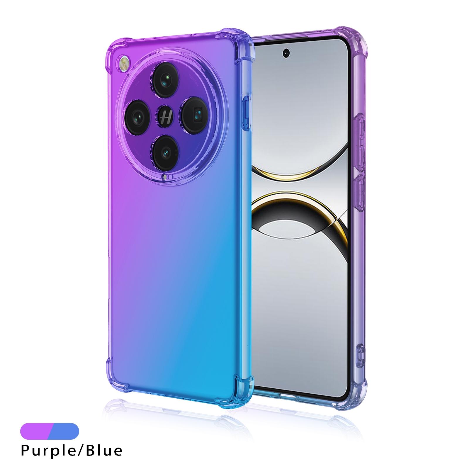 Градиентный силиконовый чехол для Find X8 Pro X 8 X7 Ultra X6 Pro Четыре угла противоударные подушки безопасности Мягкая прозрачная задняя крышка TPU для OPPO Find X8pro OPPO Find X8 Pro