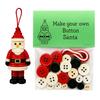 Fun Xmas Button Ornament Making Set DIY Christmas Button Ornament Making Kit Handmade DIY Button Ornament Kit for All Ages