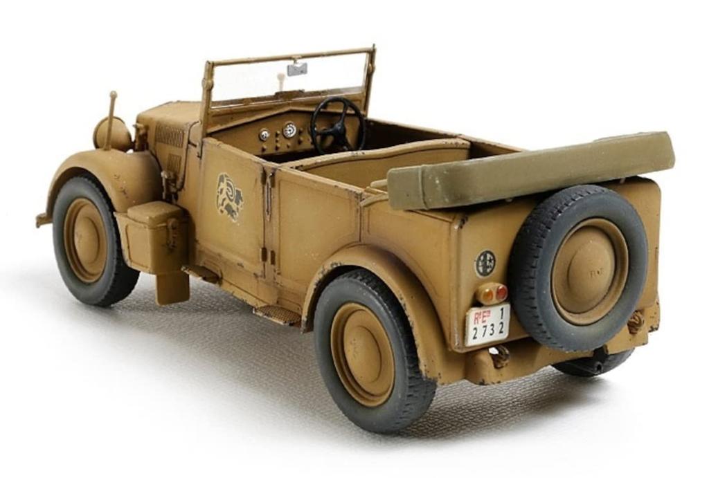 Tamiya 1/35 Italeri Series No. 14 German-Italian Army Staff Car 508CM Coloniale Plastic Model 37014