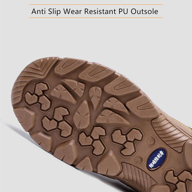 construction site welding safety shoes high ankle steel toe safety boots anti-slip anti punctue protective shoes with metal toe