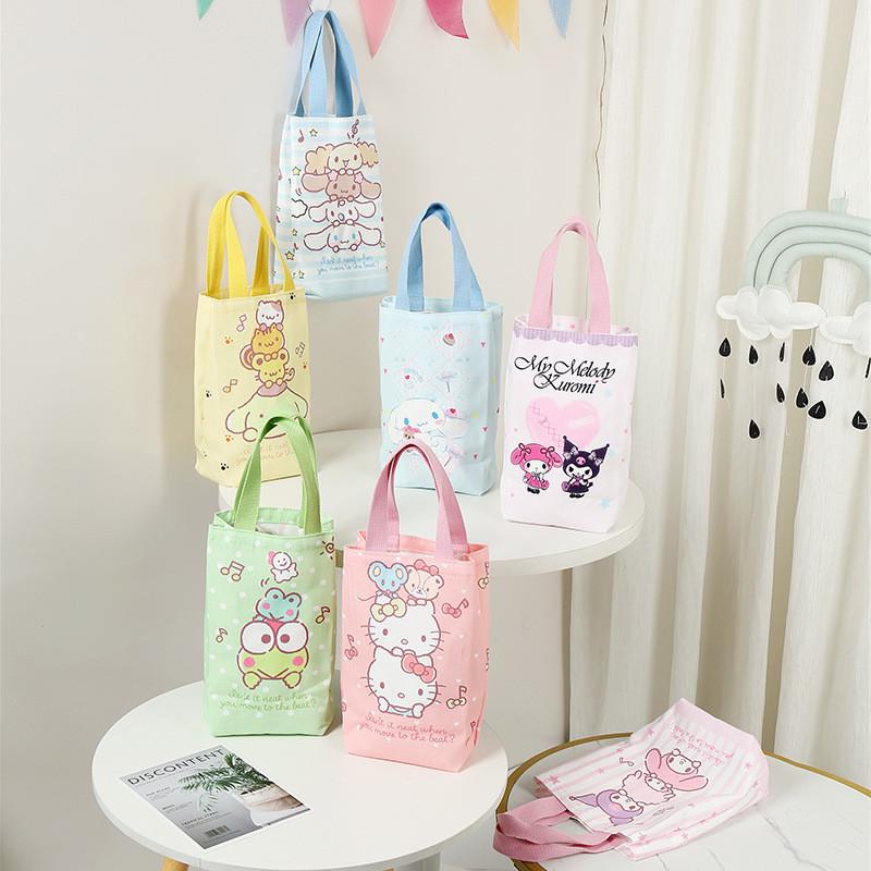 Cartoon Stacking Fun Canvas Multipurpose Bag For Storage And Travel