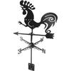 Weather Vane Ornament: Outdoor Wrought Iron Spray-Painted Roof Decoration Metal Craft