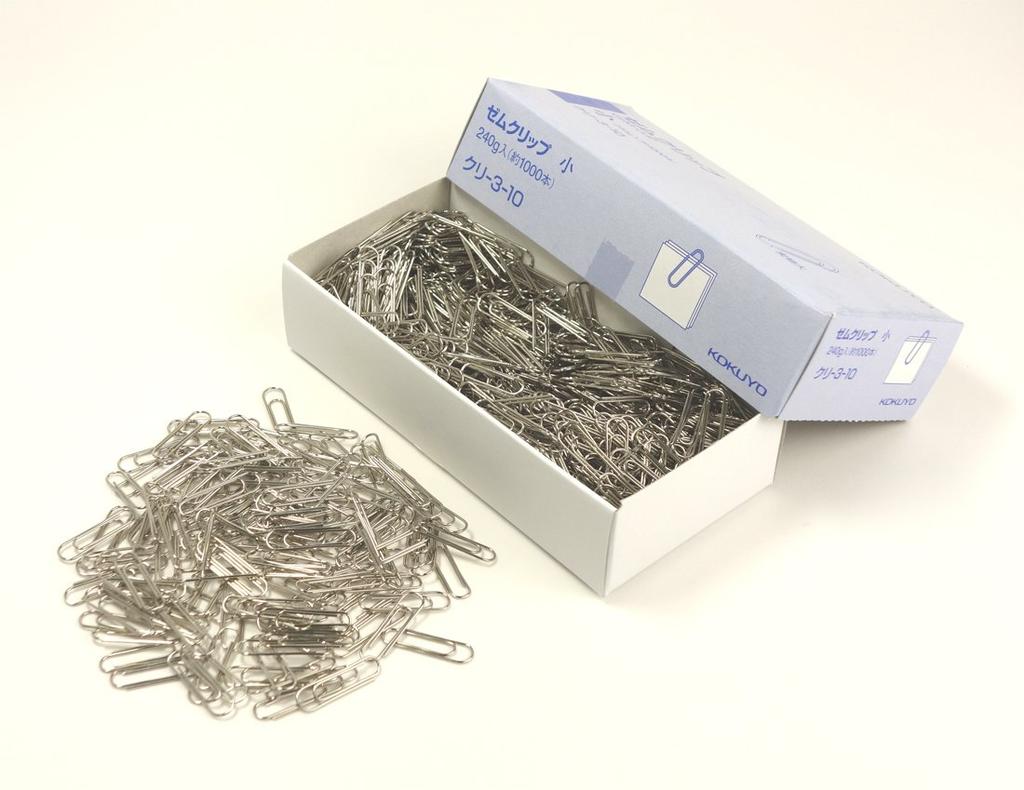 KOKUYO Small Paper Approximately 1000 Clips, Clips, CLI-3-10