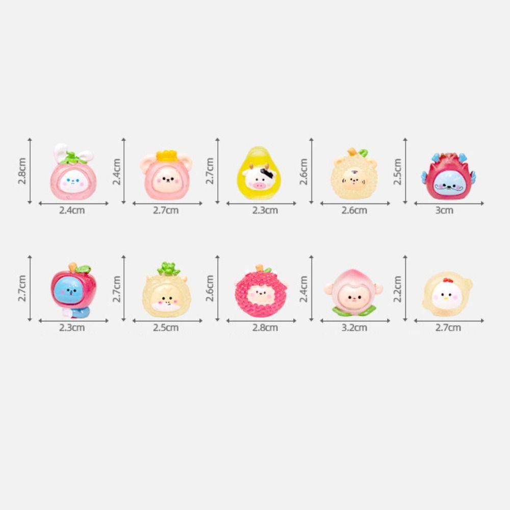 Diy Car Dashboard Ornaments Twelve Chinese Zodiac Car Interiors Decoration Desk Ornament Figures