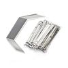 50 Set 80mm Hole Pitch Paper Fasteners 2-Hole File Fasteners Binding Clamp  Document Organizer