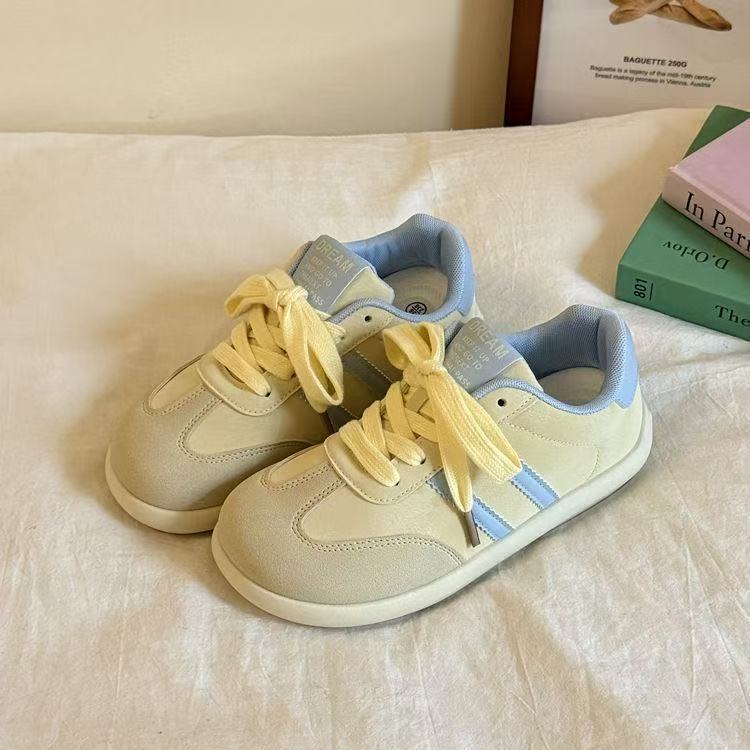 Student new spring and autumn thick baseplate shoes comfortable soft sole casual shoes