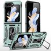 Lens Protection Ring Rotating Stand Phone Folding Armor Case for Samsung Galaxy Z Flip 7 FE / Flip 6 / Flip 5 Shockproof  Cover