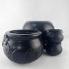 62KD 4Piece Witch Cauldron Kettles for Halloween Treats, Parties Favor Patrick's Day Decors Witch Cauldron Candy Holders