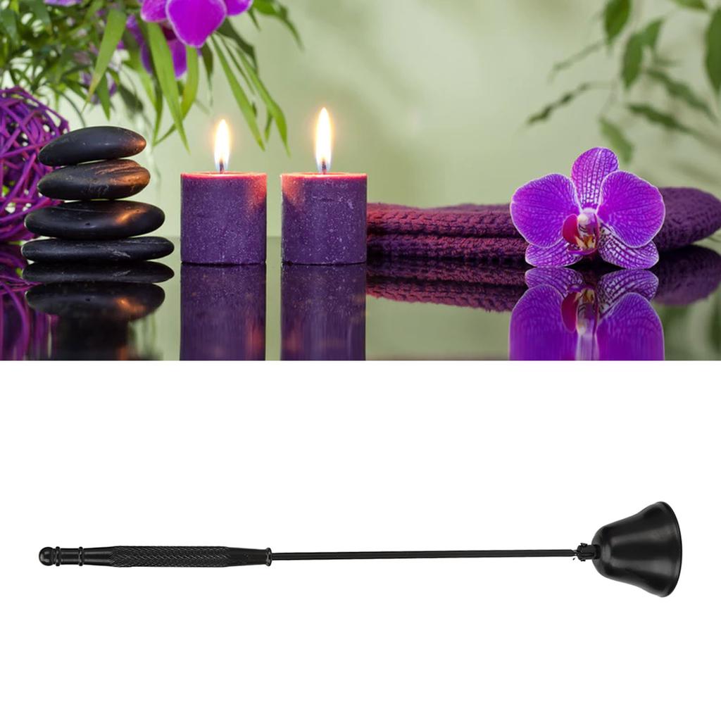 Candle Wick Snuffer Stainless Steel Wick Flame Snuffer Vintage Extinguisher with Handle