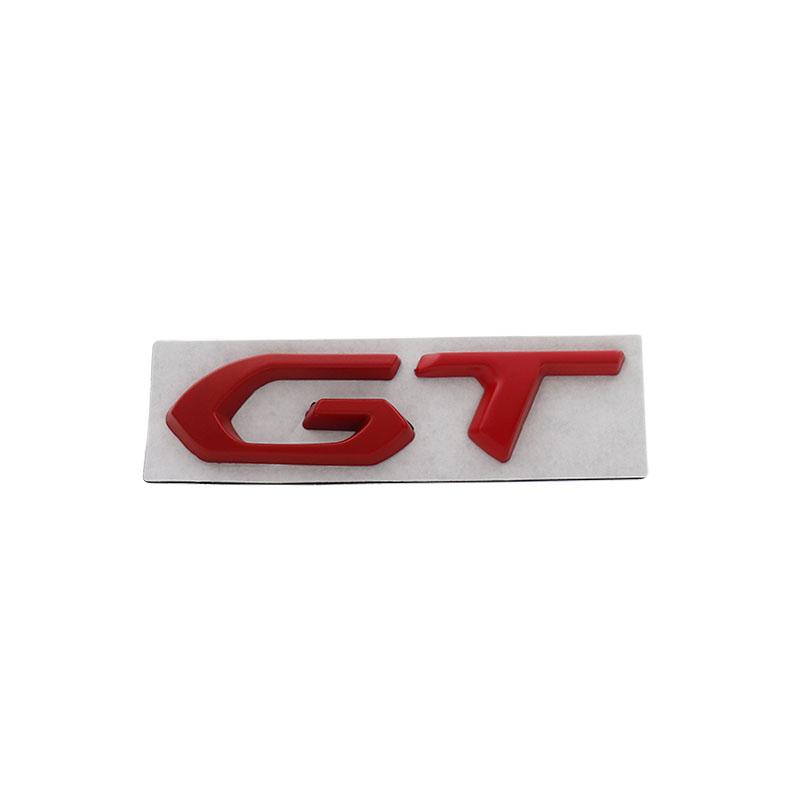 3D Premium GT for Car Hood Fender Trunk Rear Bonnet Nameplate Decal Emblem Badge Sticker