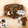 Hamster House Cube Guinea Pig House with Detachable Pad Soft Comfortable Short Plush Hamster Hideout Pet Supplies Accessories