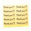 Vintage Rectangle Kraft Sticker Pack 100pcs Self Adhesive DIY Decorative Flower Seal Label for Candle and Baking Gift Wrapping