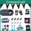 Colorful Tik Tok Birthday Party Supplies Set Featuring Fun Tableware Decor Plates Cups And Banner