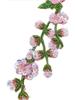 Water-Soluble 3D Floral Embroidered Beaded Patch for Collar or Dance Costume