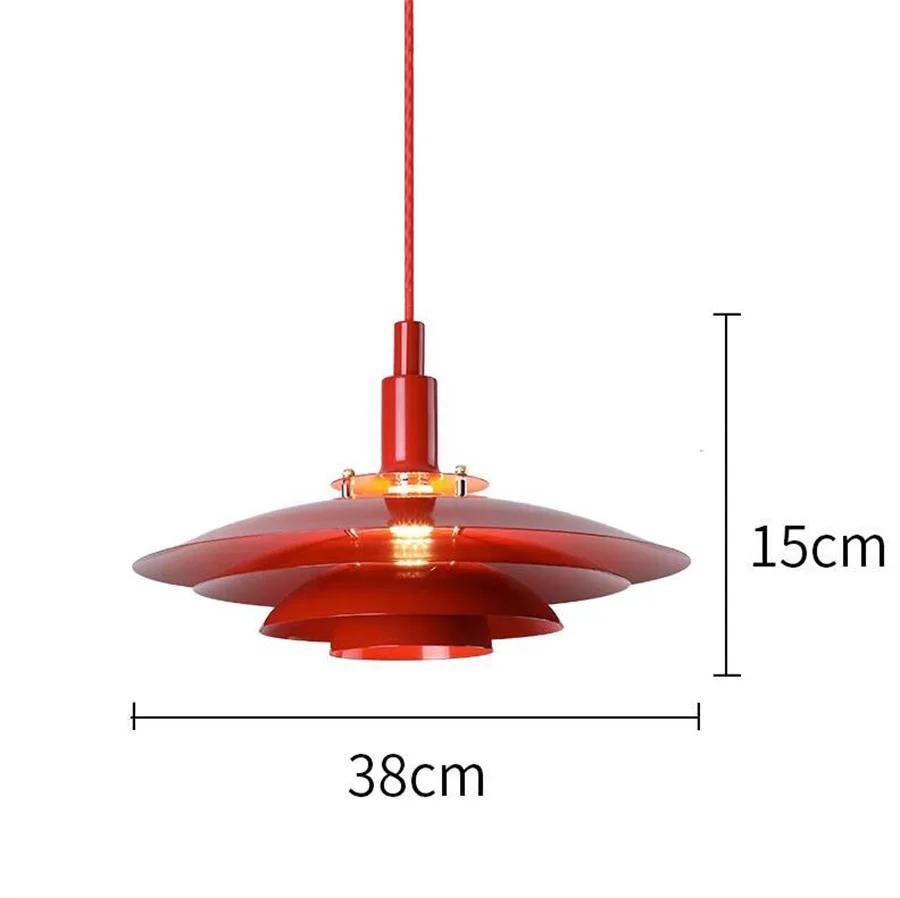 E27 Nordic Iron Art LED Pendant Light Fixture Minimalist Restaurant Bar Chandelier Lamps Kitchen Dining Cafe Shop Hanging Light