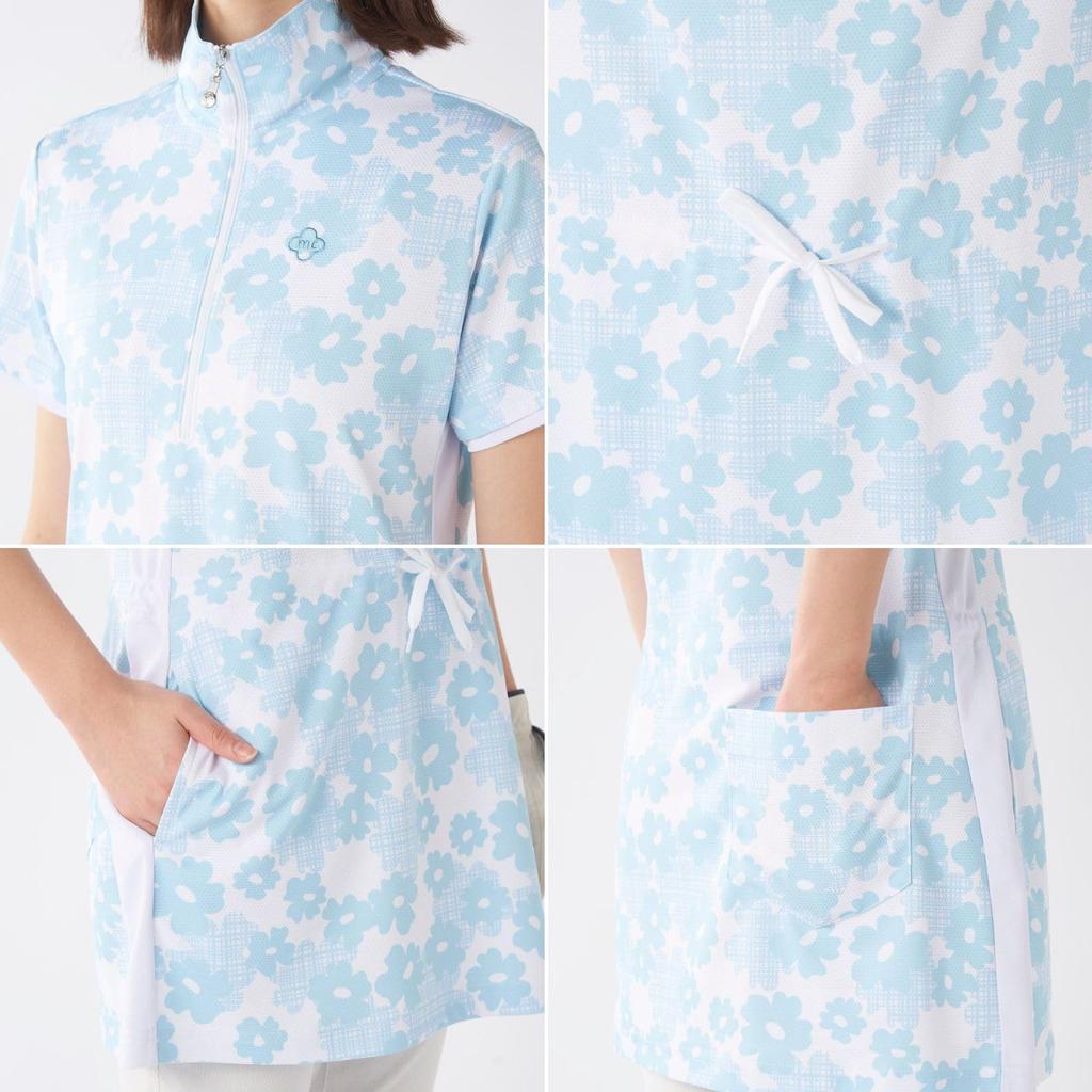 Marie Claire Women's Floral Print Tunic 715420W BL M