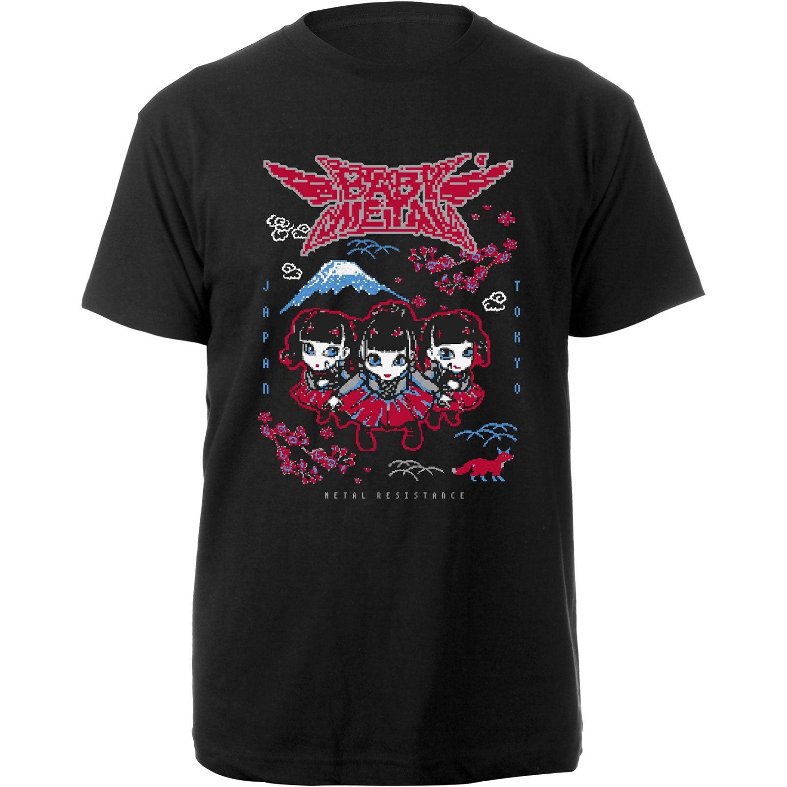 New Babymetal T-Shirt: Pixel Tokyo OFFICIAL black L