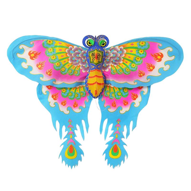 Handmade Double-Layer Colorful Butterfly Kite for Kids - Easy To Fly Outdoors
